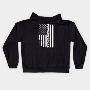 Power Stroke American Flag Kids Hoodie